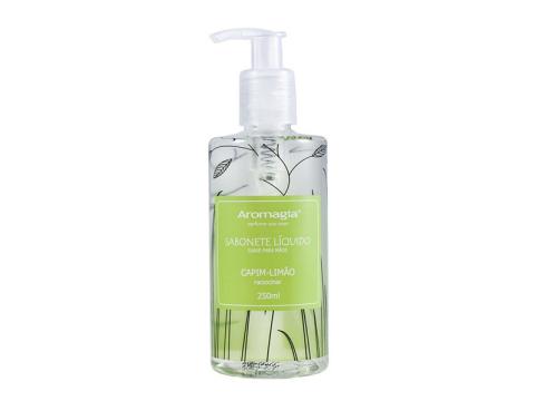 SABONETE LÍQUIDO CAPIM-LIMÃO 250ml AROMAGIA